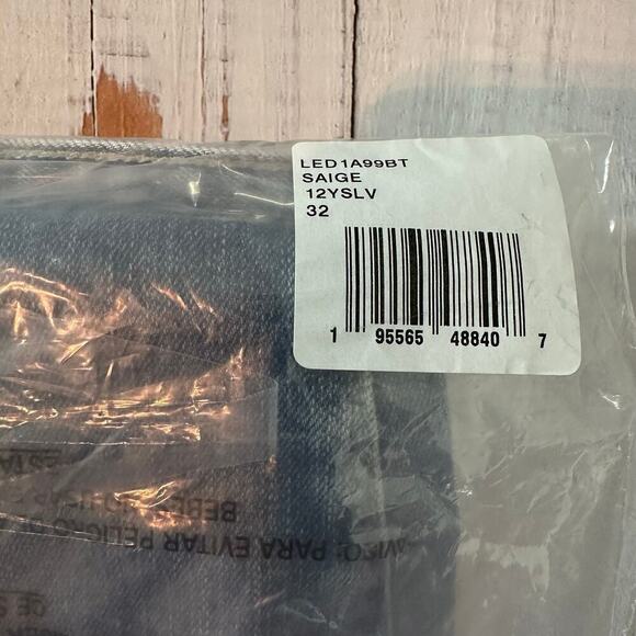 AG Adriano Goldschmied Saige High Rise Straight 12 Years Salvation 32 Stretch - Picture 11 of 11